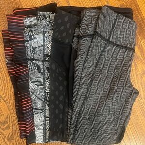 Lot of Pace Rival crop Lululemon leggings